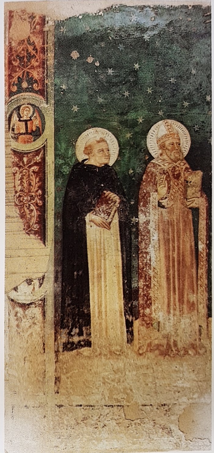 Santi (dipinto, elemento d'insieme) di Francesco Neri da Volterra (attribuito) (seconda metà sec. XIV)