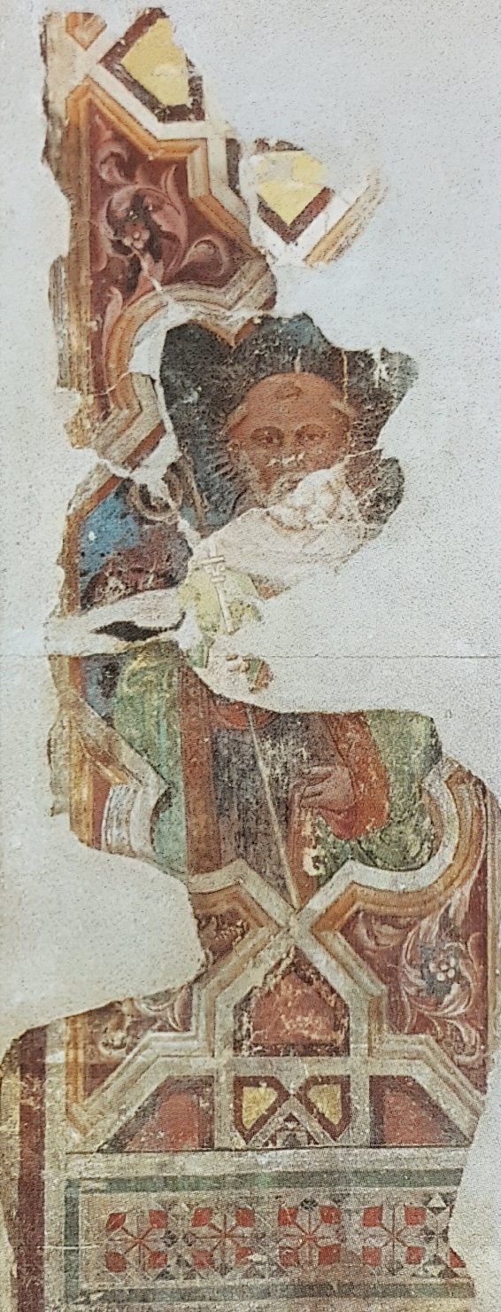 Santo (dipinto, frammento) di Spinello Aretino (attribuito) (sec. XIV)