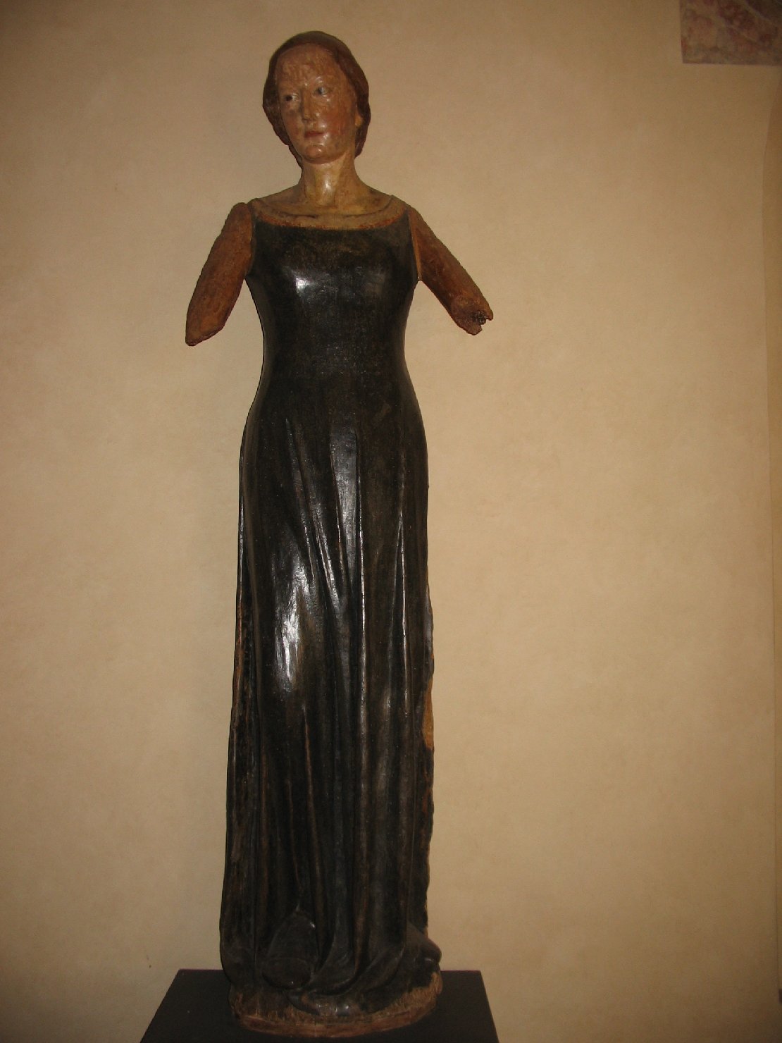 Vergine Annunciata (scultura, opera isolata) - ambito toscano (fine/ inizio secc. XIV/ XV)
