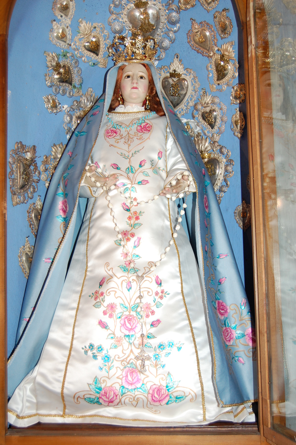 Nostra Signora delle Grazie, Maria Vergine (scultura - scultura lignea policroma) - bottega sarda (seconda metà sec. XVII)