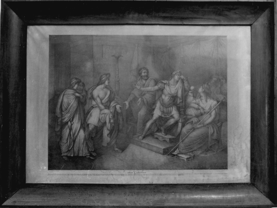 episodio della vita di Cesare (stampa, elemento d'insieme) di Betremieux A, Bernard de (metà sec. XIX)