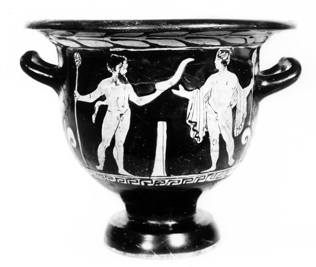 cratere a campana - produzione apula (sec. IV a.C)