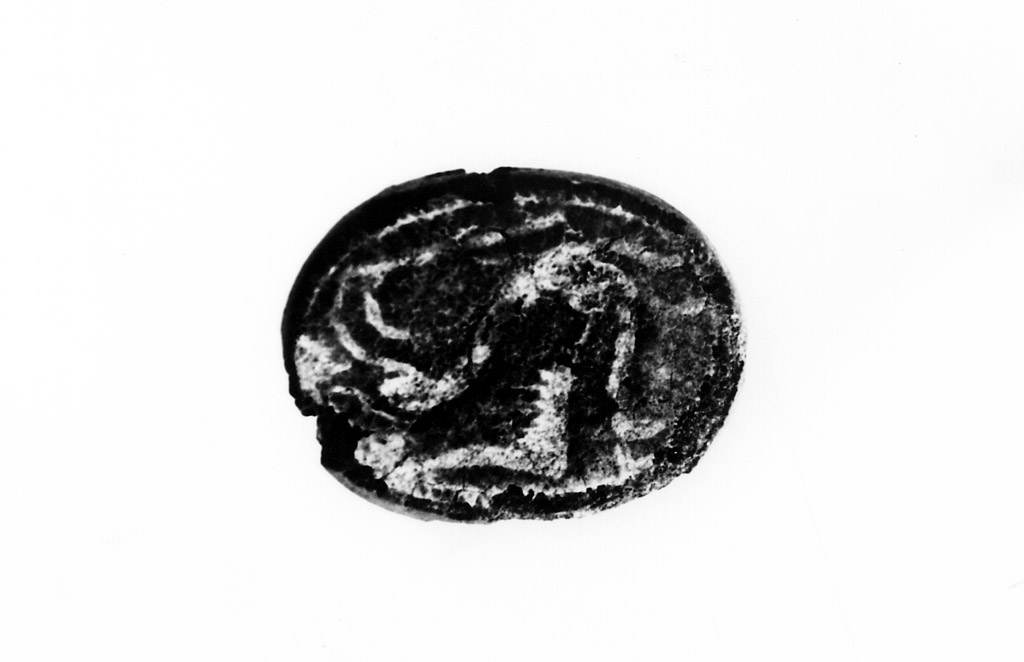 castone di anello - produzione tarantina (metà sec. IV a.C)