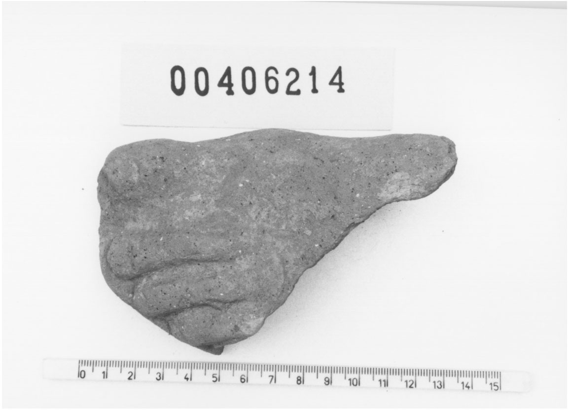 Piede sinistro (Votivo anatomico/ frammento, Fregellae, tipo NS II) (III a.C, II a.C)