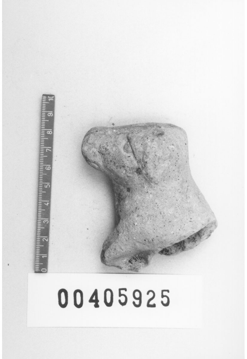 Bovino (Votivo di animale/ frammento, Fregellae, tipo O III) (III a.C, II a.C)