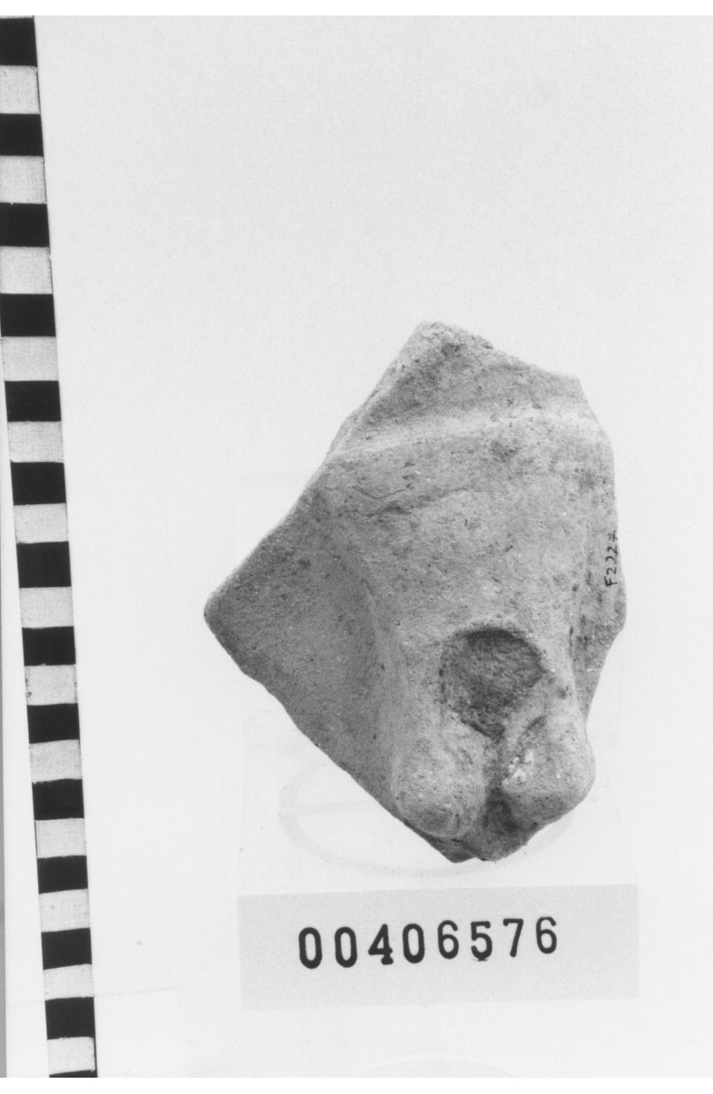 Gamba con sesso (Votivo anatomico, Fregellae, tipo M II) (III a.C, II a.C)