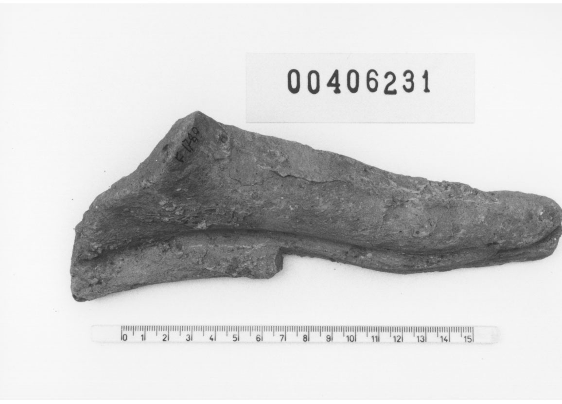 Piede sinistro (Votivo anatomico, Fregellae, tipo NS II) (III a.C, II a.C)