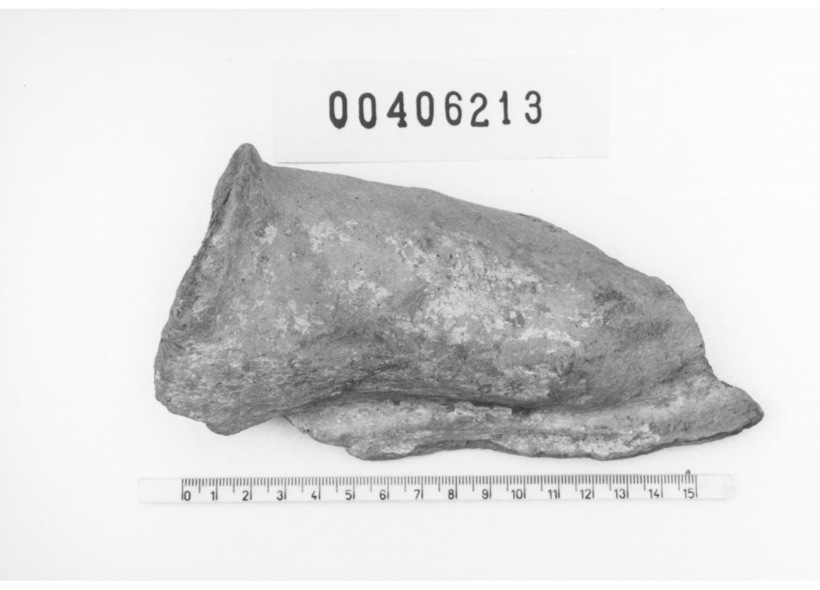 Piede sinistro (Votivo anatomico/ frammento, Fregellae, tipo NS I) (III a.C, II a.C)