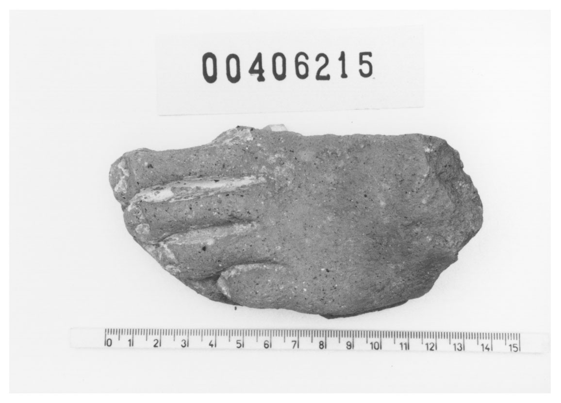 Piede sinistro (Votivo anatomico/ frammento) (III a.C, II a.C)
