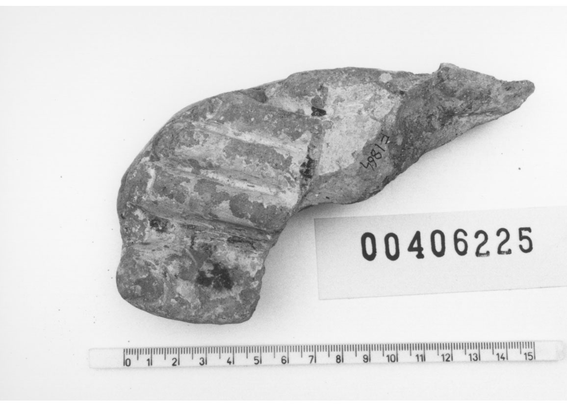 Piede destro (Votivo anatomico, Fregellae, tipo ND I) (III a.C, II a.C)