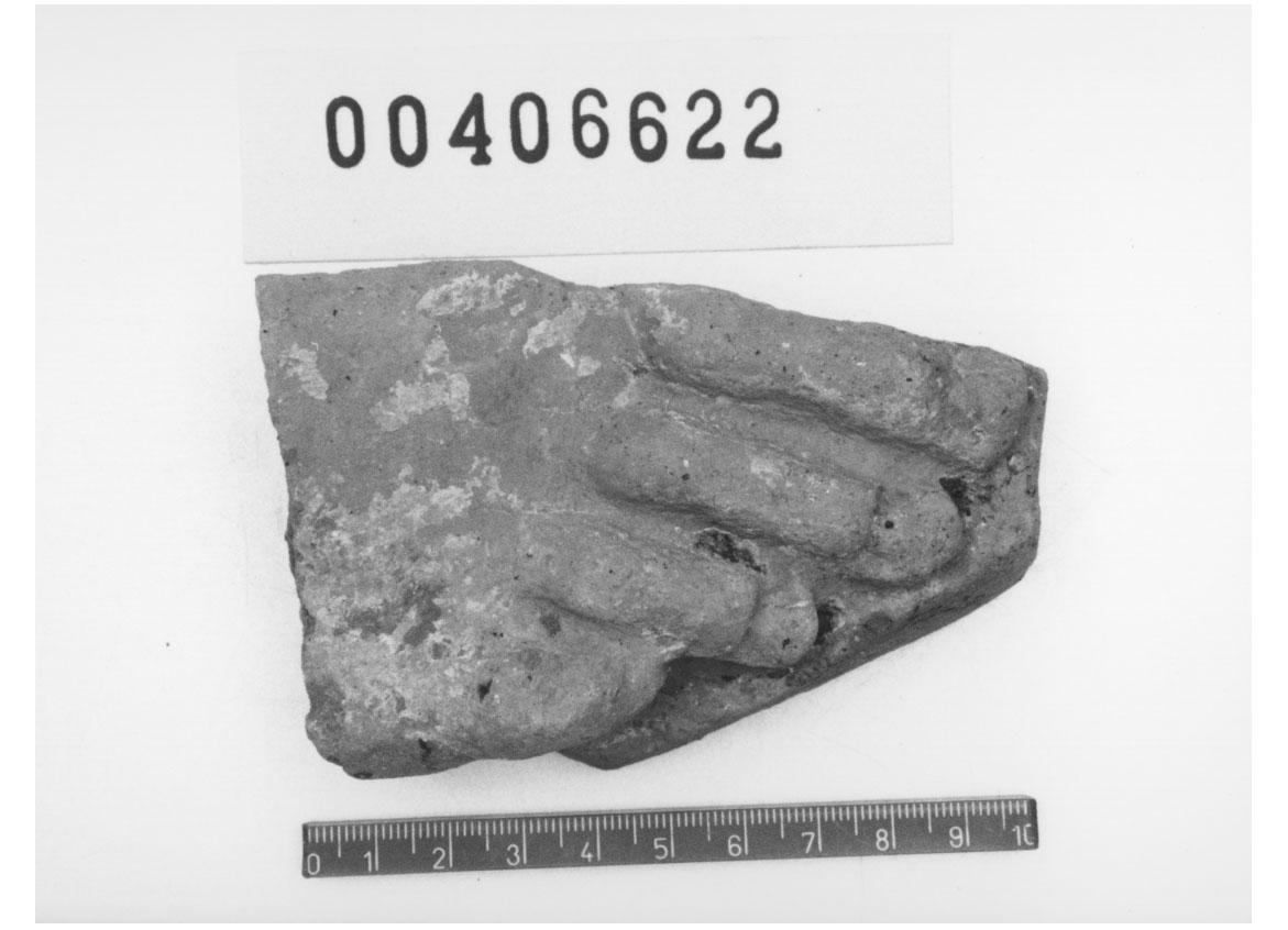 Piede destro (Votivo anatomico, Fregellae, tipo ND I) (III a.C, II a.C)