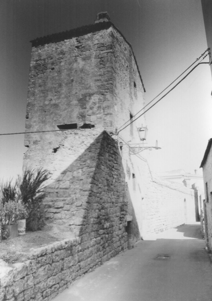 TORRE DELLA CINTA MURARIA DI ASCIANO (torre, difensiva) - Asciano (SI) 