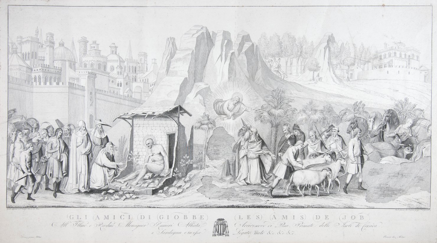 pazienza di Giobbe (stampa, elemento d'insieme) di Lasinio Carlo (sec. XIX)