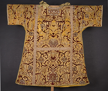 tunicella - manifattura spagnola (fine/inizio secc. XVI/ XVII)