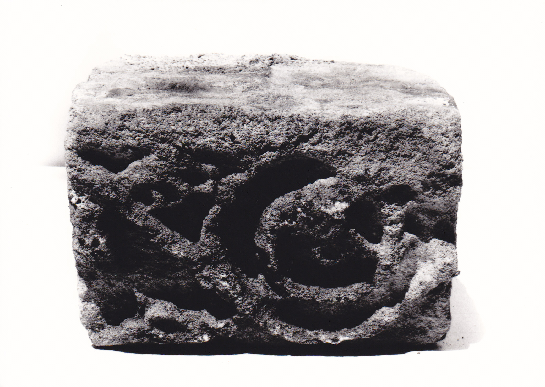 cornice marcapiano, frammento - officina romanica (XIII)