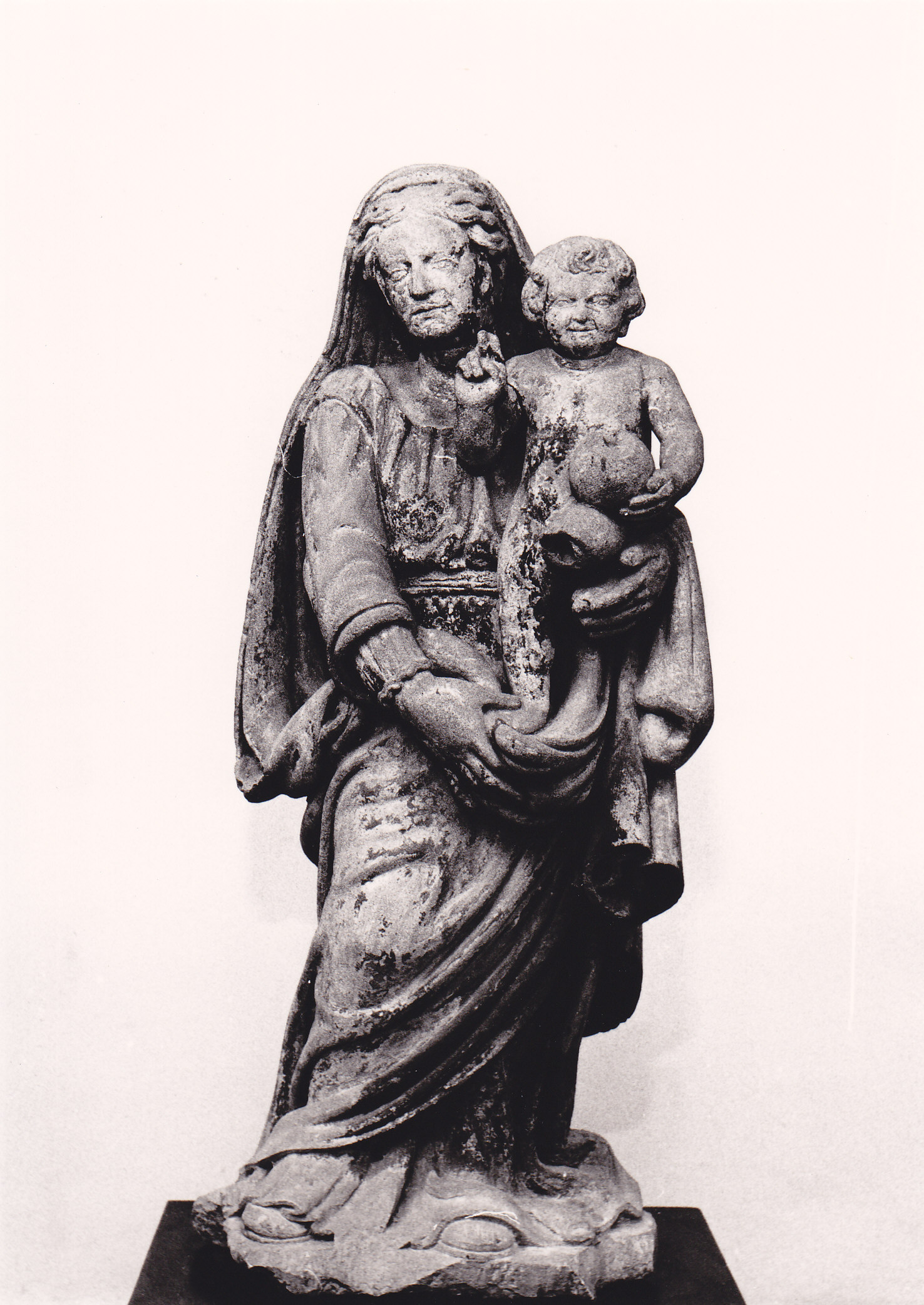 Madonna con Bambino benedicente (statua) - ambito italiano (XVI)