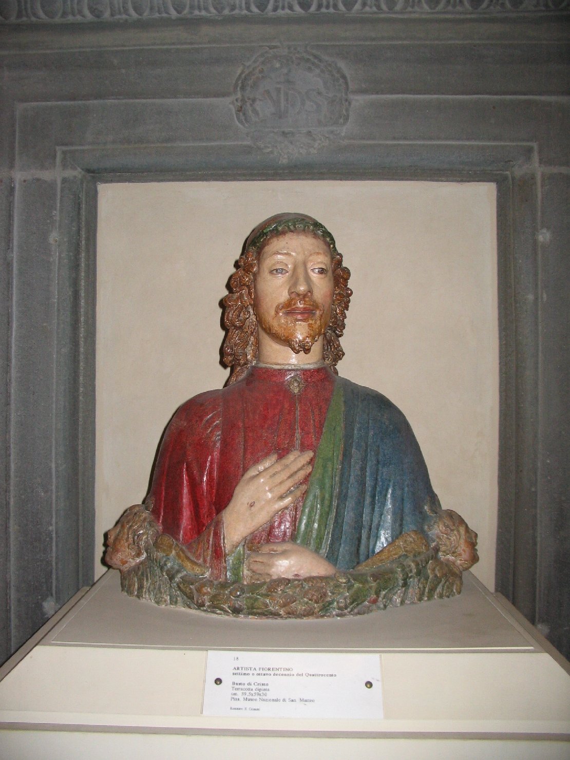 Cristo (busto, opera isolata) - ambito fiorentino (terzo quarto sec. XV)
