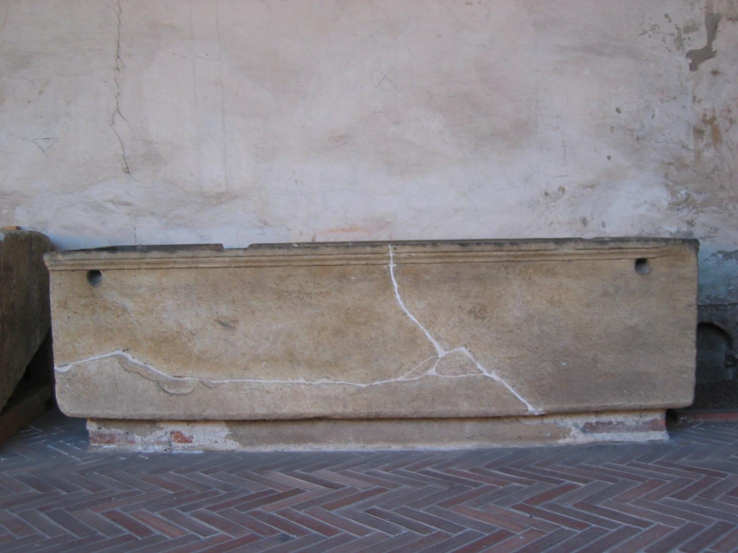 sarcofago, opera isolata - ambito italiano (secc. I/ V)