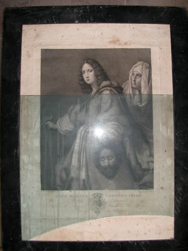 Giuditta con la testa di Oloferne (stampa) di Giovacchino Cantini (sec. XIX)