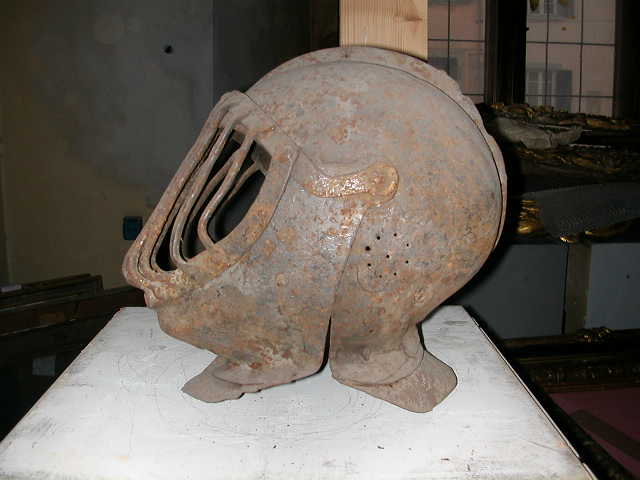 elmetto - ambito lombardo, ambito pisano (seconda metà sec. XVI)