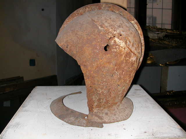 elmetto - ambito lombardo, ambito pisano (seconda metà sec. XVI)