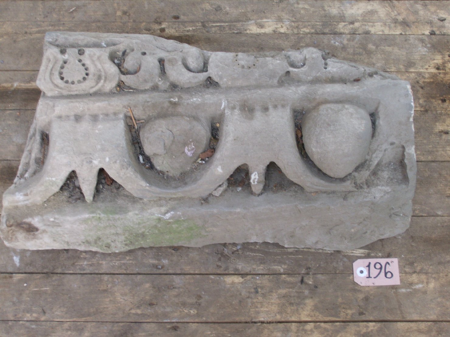 cornice architettonica, frammento - ambito toscano (sec. XII)
