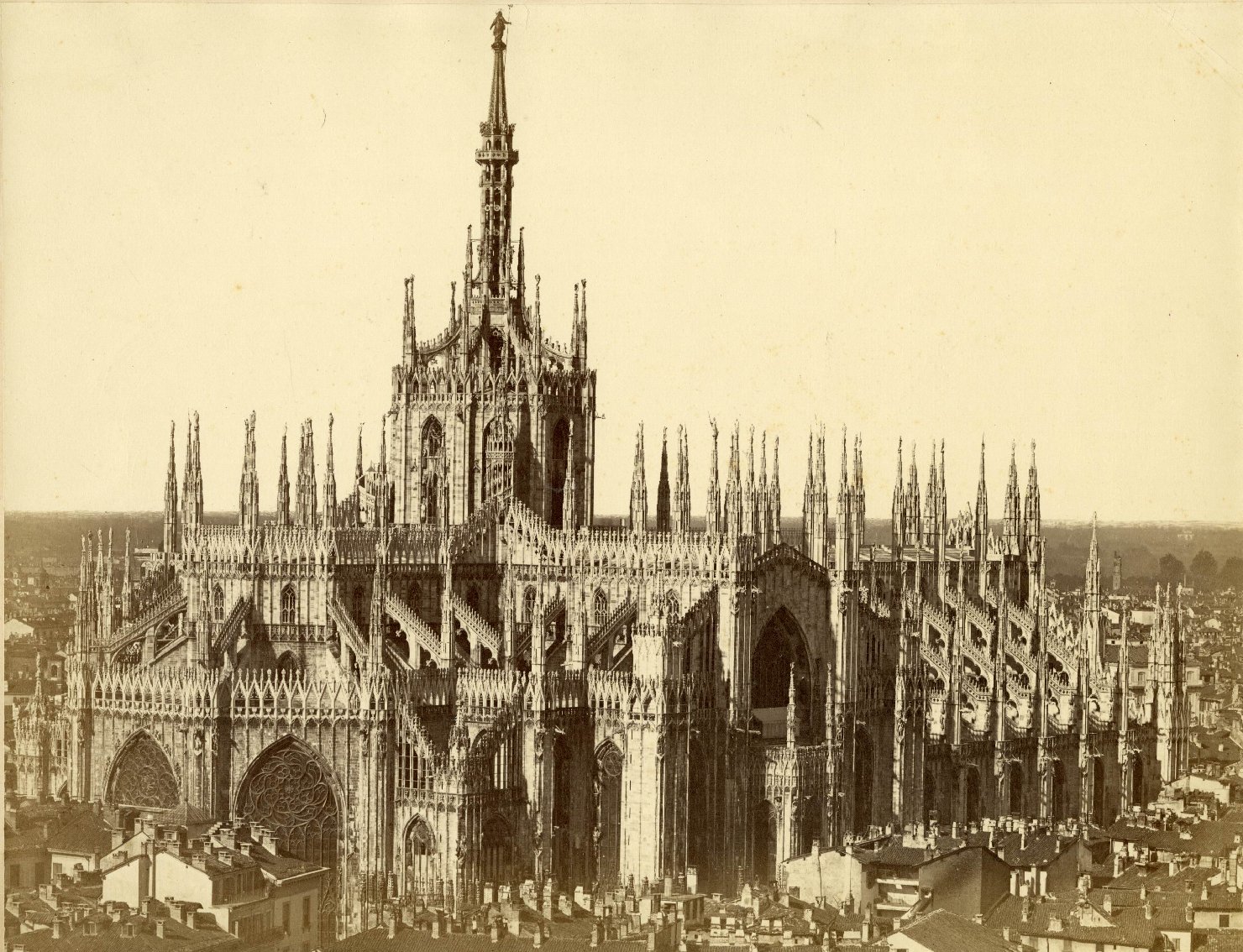 Architettura - Milano - Duomo (positivo) di Pozzi, Pompeo (XIX)