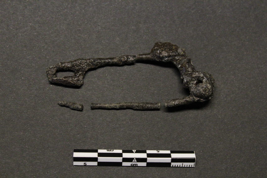 fibula/ ad arco, Feugère A 12 - ambito romano (I d.C. /II d.C)
