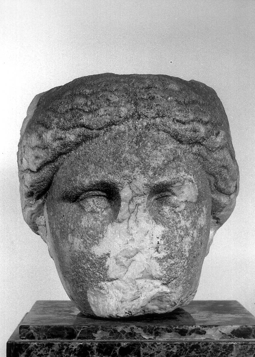testa - età romana (inizio sec. I d.C)
