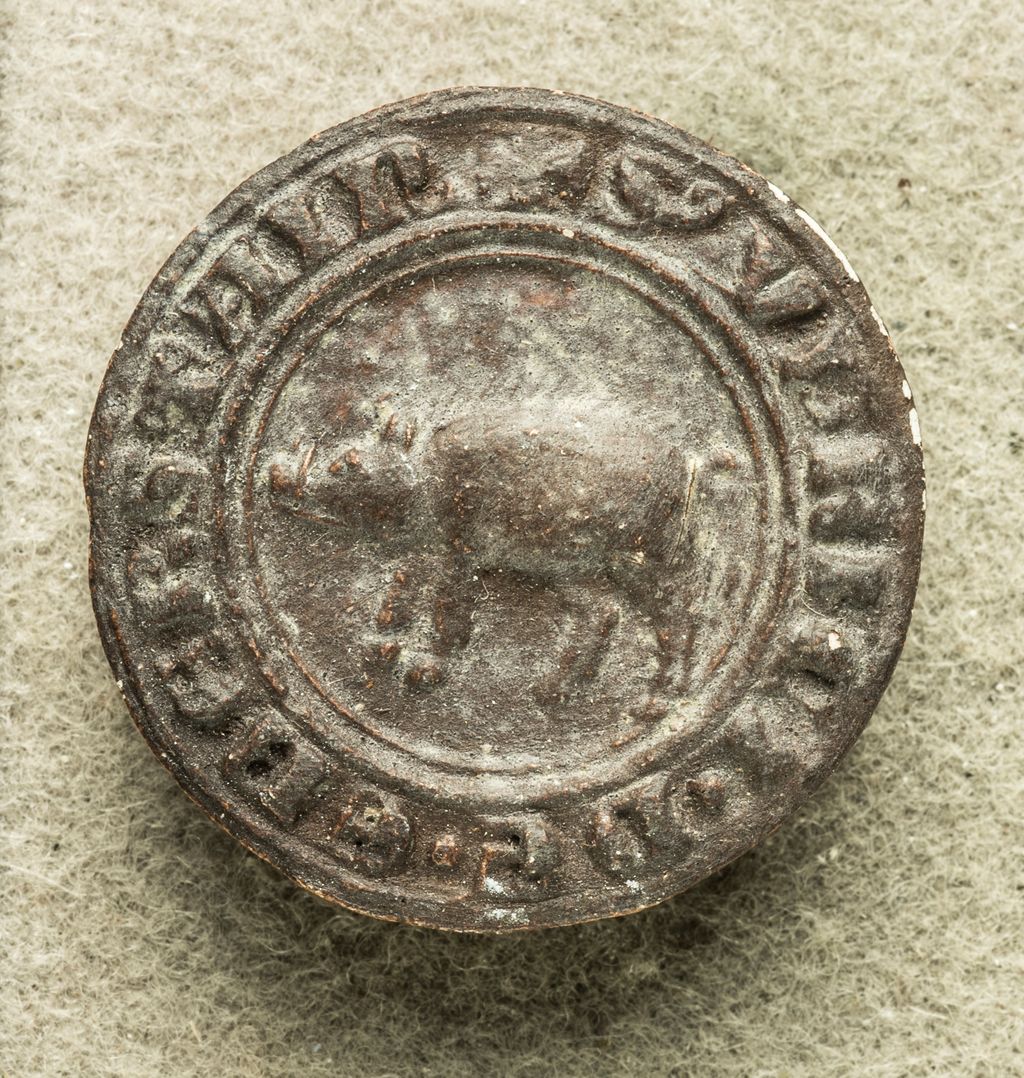 cinghiale (calco di sigillo) - manifattura toscana (XX)