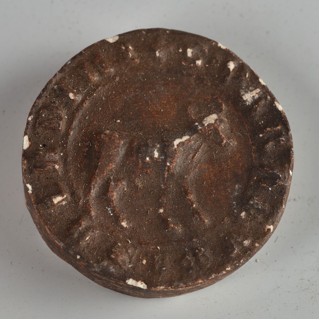 bue (calco di sigillo) - manifattura toscana (XX)