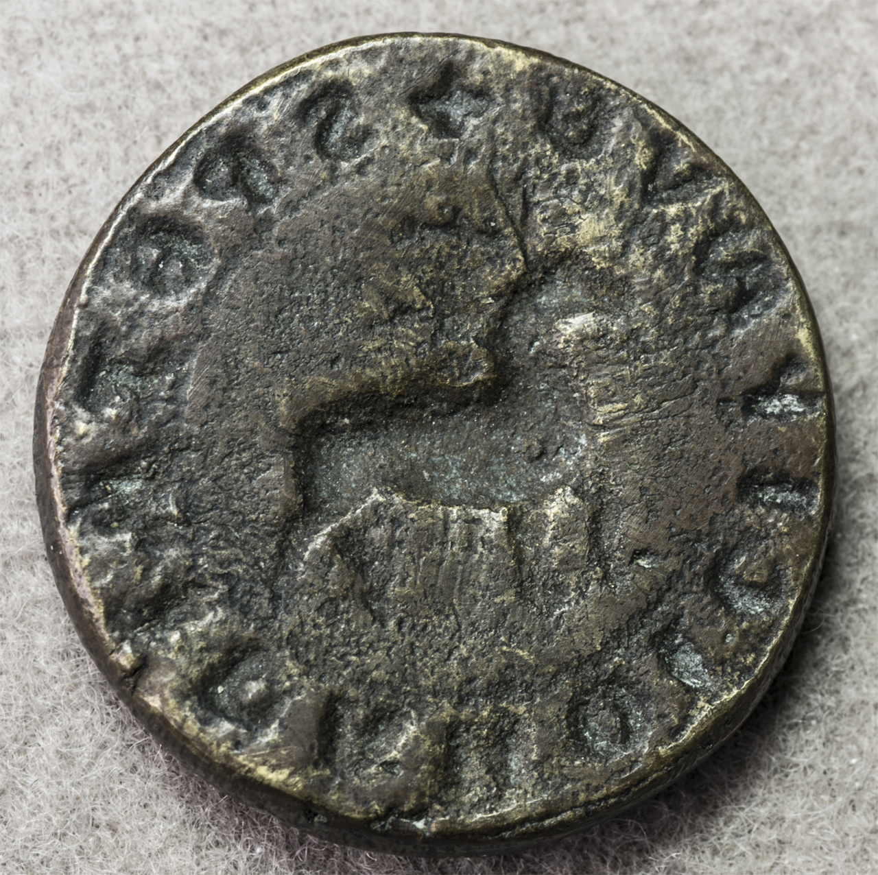 cervo (sigillo) - bottega Italia nord-orientale (XIV-XV)