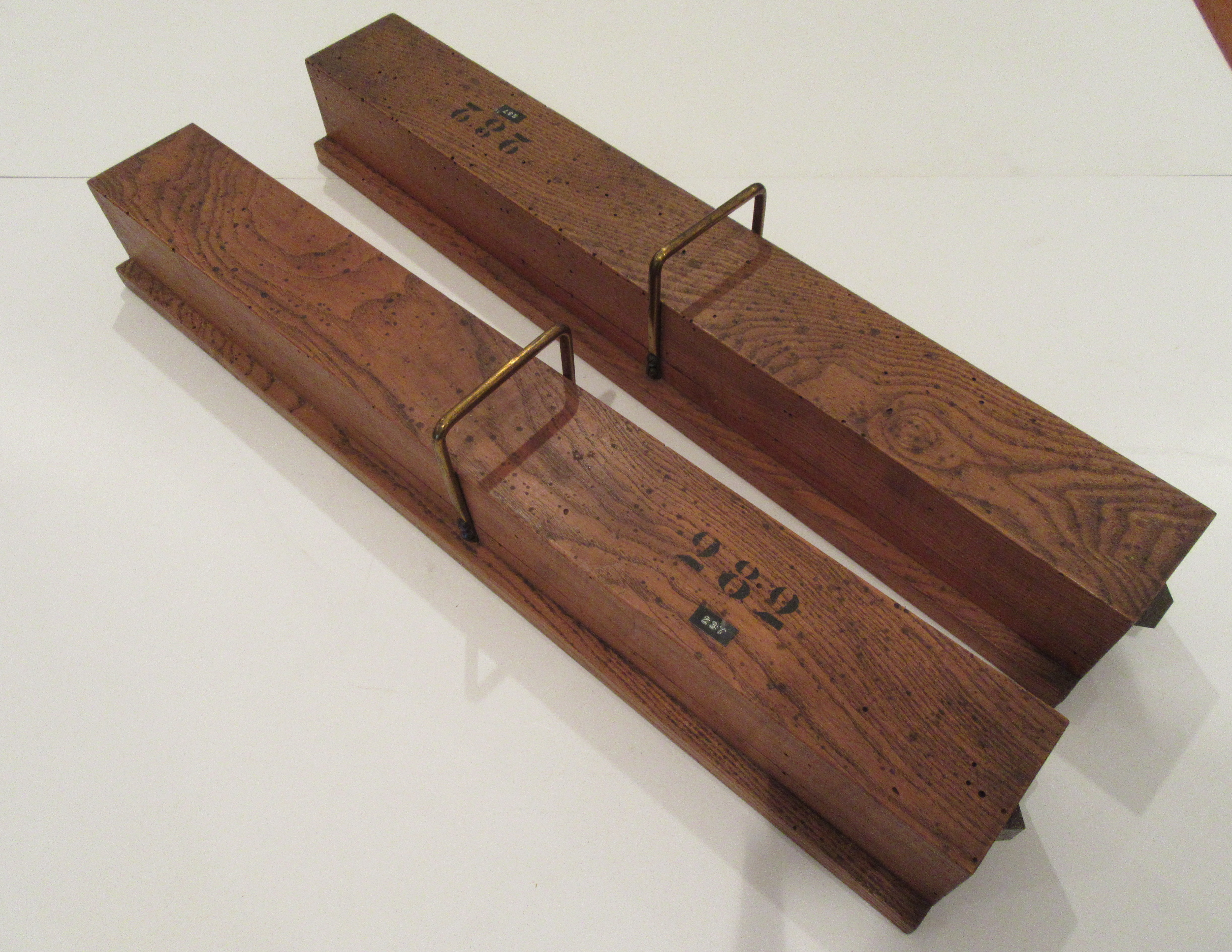 Due cunei misuratori di Bessel (seconda metà XIX)