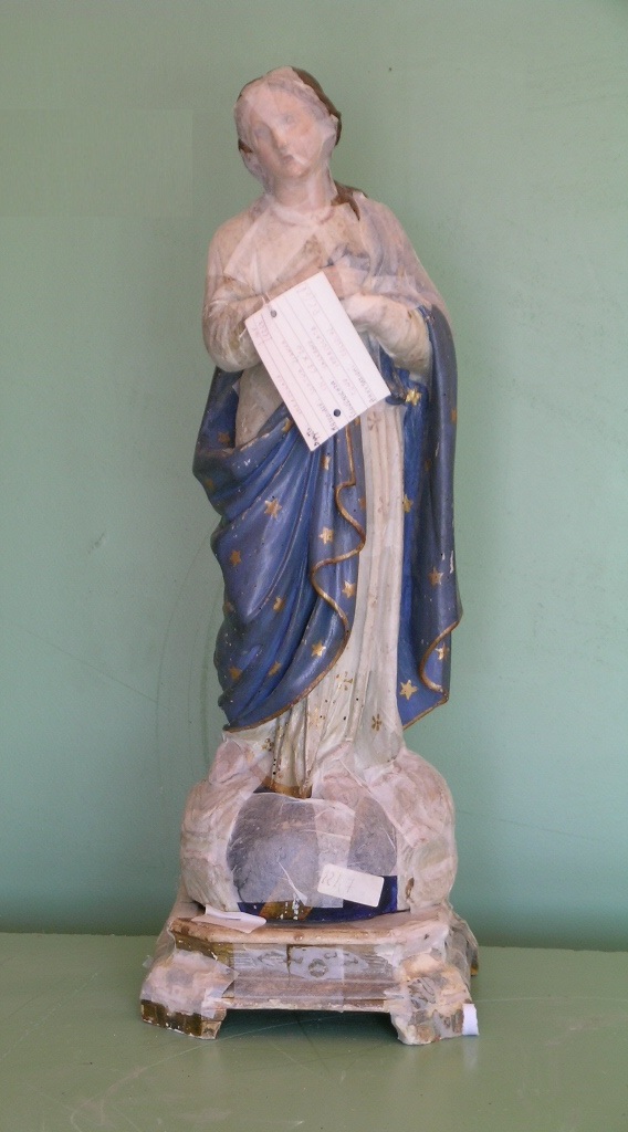 Madonna Immacolata (statuetta) - bottega campana (XVII)