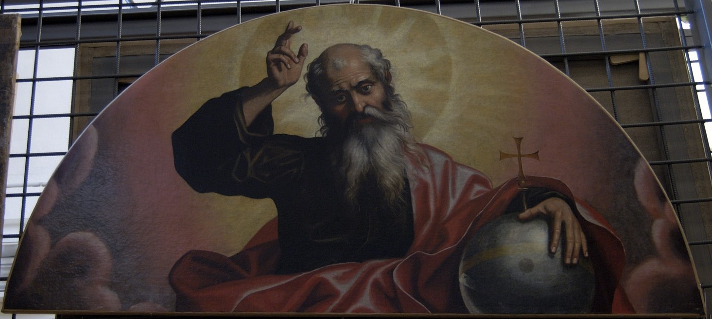 Dio Padre (dipinto) di De Gregorio Giovanni detto Pietrafesa (attribuito) (primo quarto XVII)