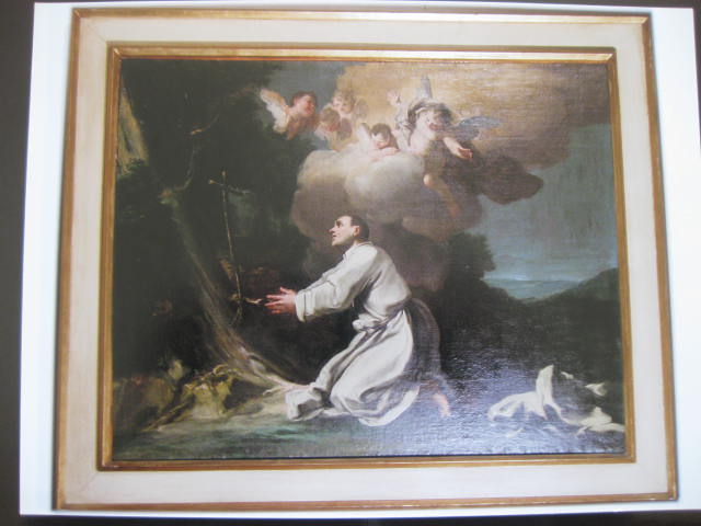 San Guglielmo da Vercelli in adorazione della croce (dipinto) di Vaccaro Domenico Antonio (secondo quarto XVIII)