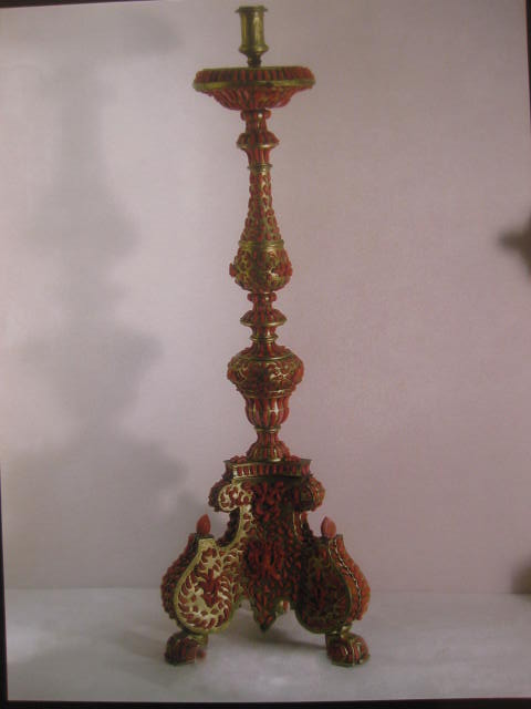 motivi decorativi (candeliere) - ambito trapanese (prima metà XVII)