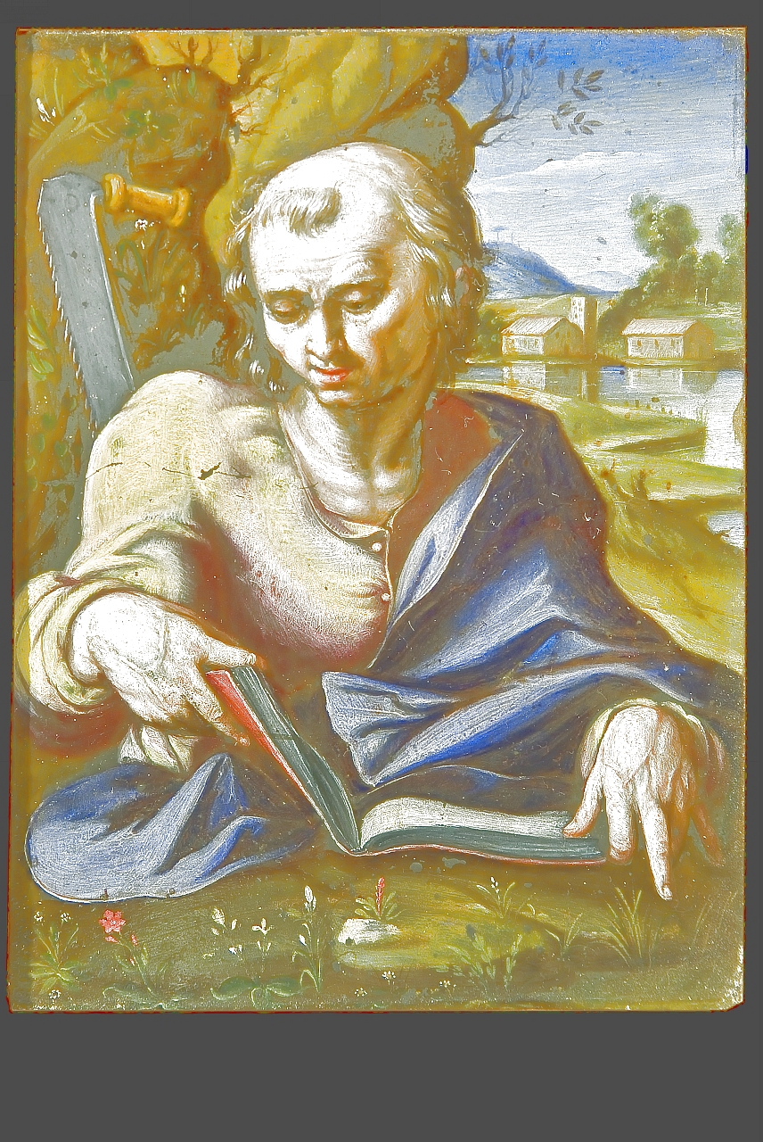 San Simone Zelota (dipinto, serie) - ambito Europa settentrionale (primo quarto XVII)