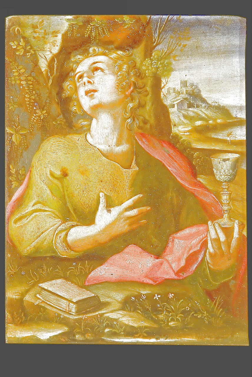 San Giovanni Evangelista (dipinto) - ambito Europa settentrionale (primo quarto XVII)