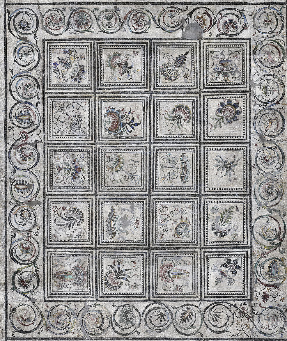 mosaico - Decorazione musiva romana (SECOLI/ I a.C)