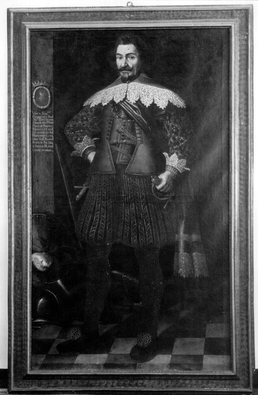 ritratto d'uomo (dipinto, opera isolata) - ambito umbro-laziale (metà sec. XVII)