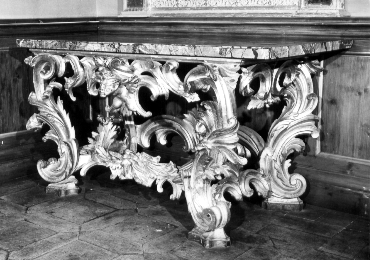 console, opera isolata - bottega italiana (seconda metà sec. XVII)