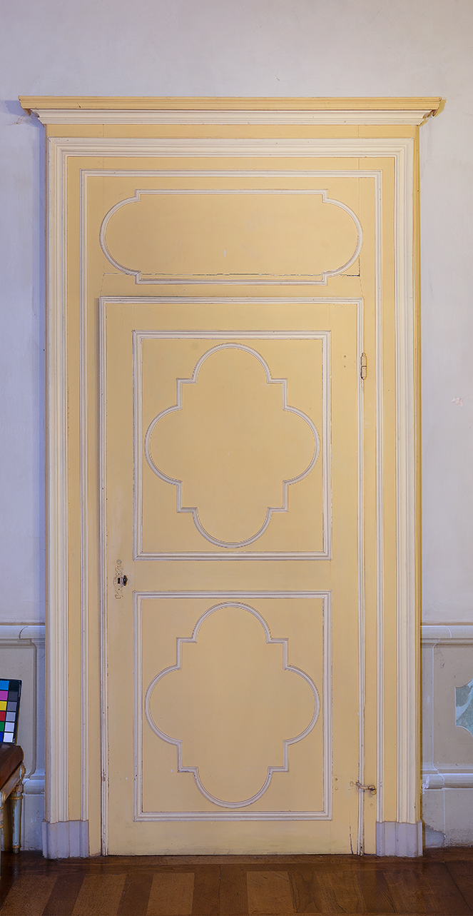 porta - volante di Birago di Borgaro Ignazio (attribuito) - manifattura piemontese (terzo quarto sec. XVIII)