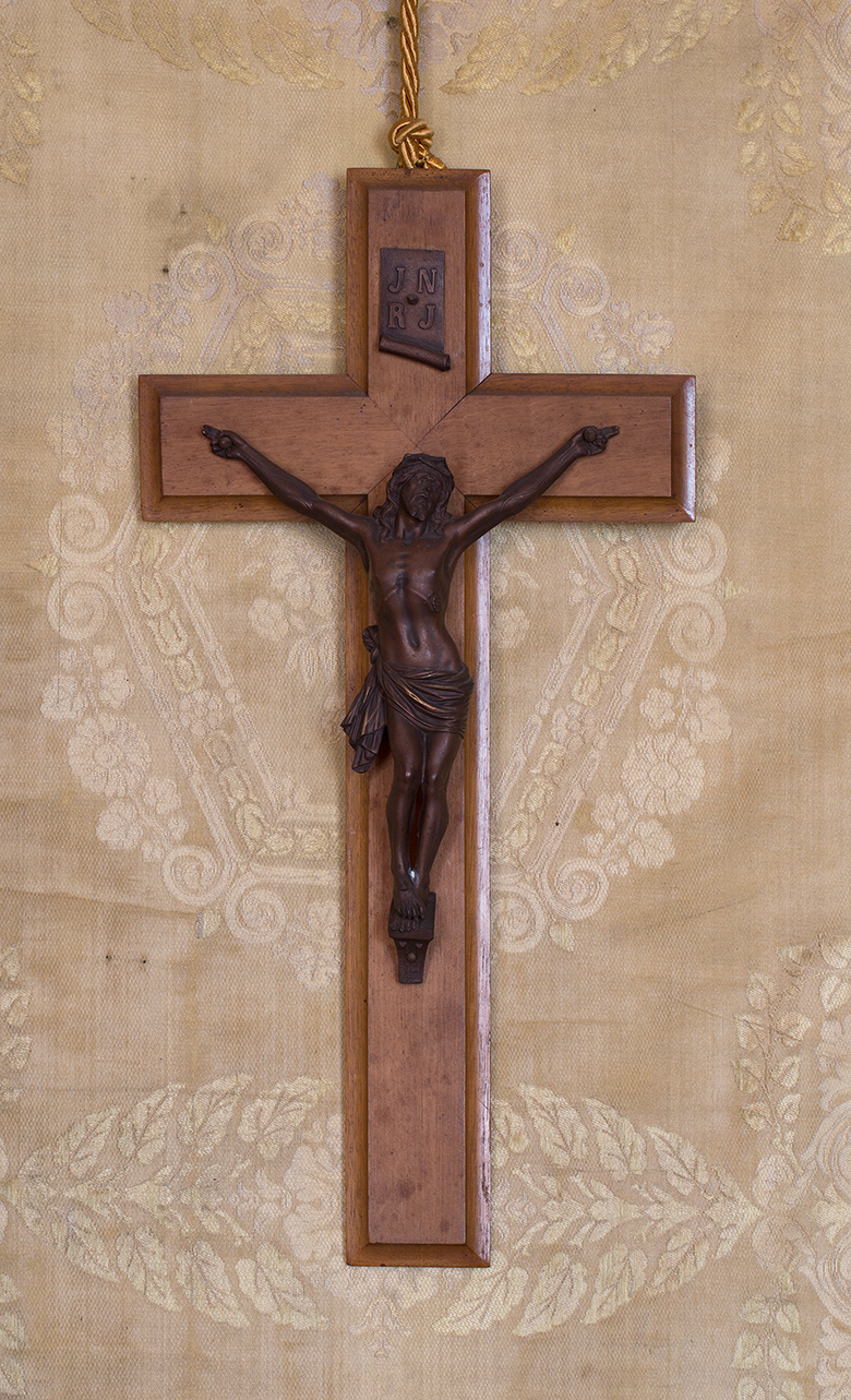 Gesù crocifisso (crocifisso, opera isolata) - ambito piemontese (metà/ metà secc. XIX-XX)