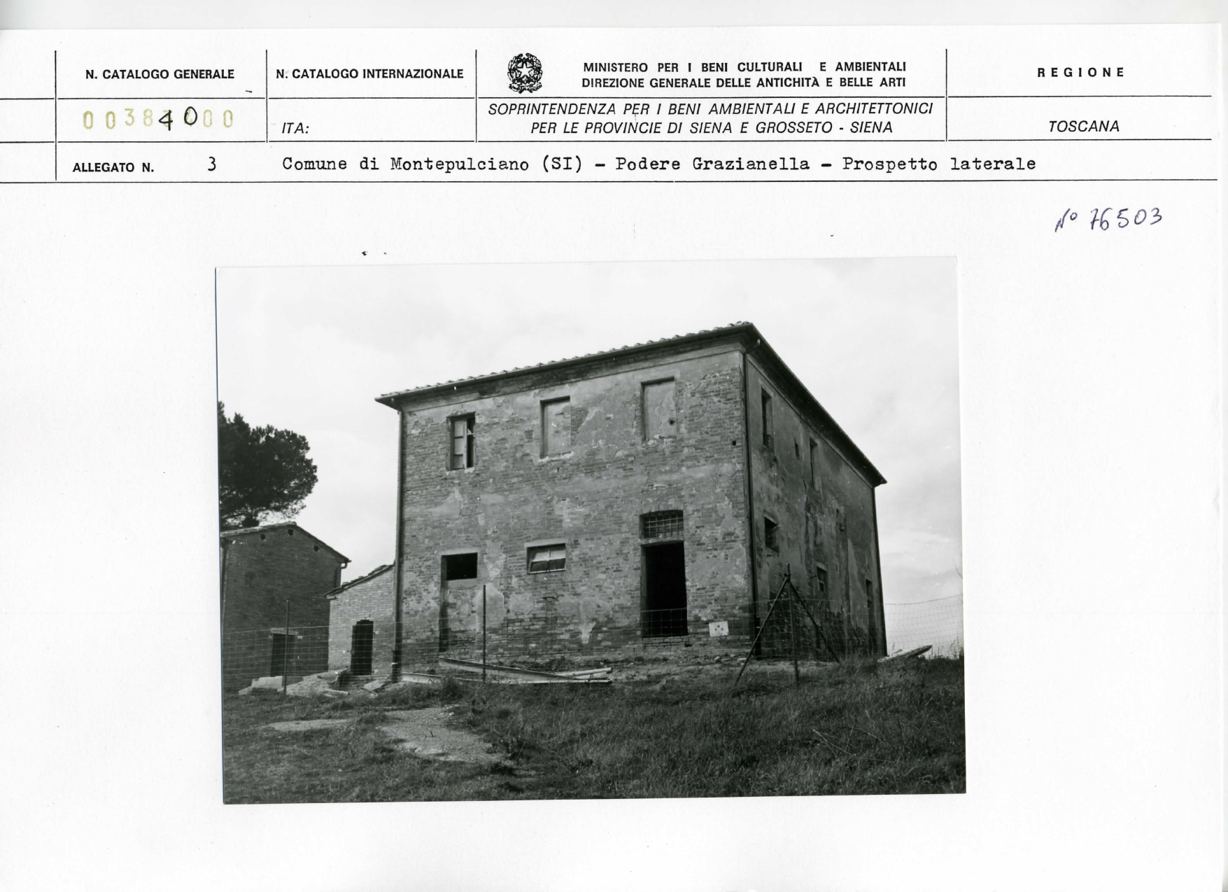 Podere Grazianella (casale rurale) - Montepulciano (SI) 