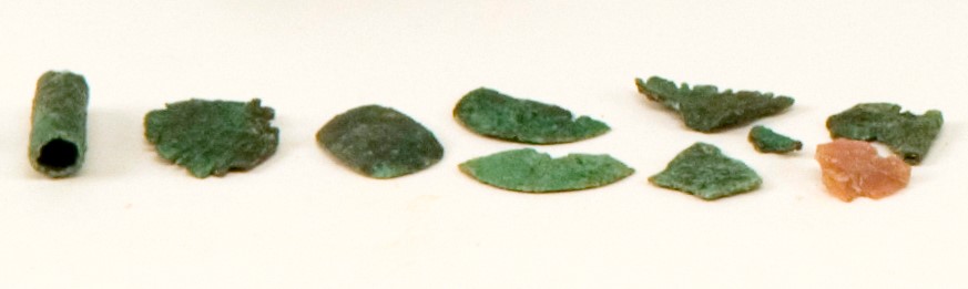 lamina, FRAMMENTI DELL'ELMO (inizio IV a.C)