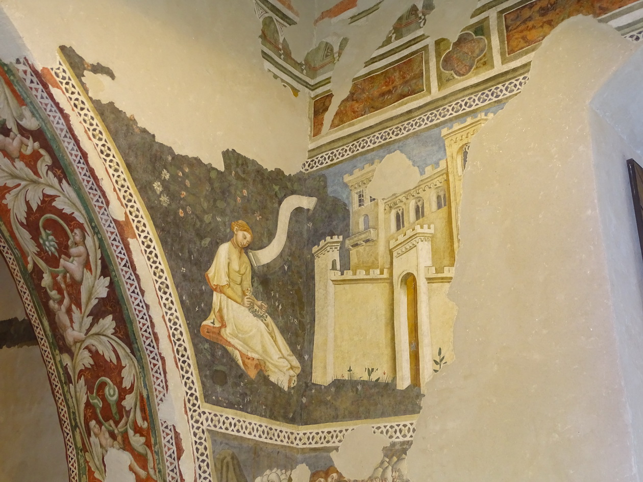 dipinto, Camera Pinta di Maestro della Dormitio di Terni (attribuito) - ambito Italia centrale (sec. XV)