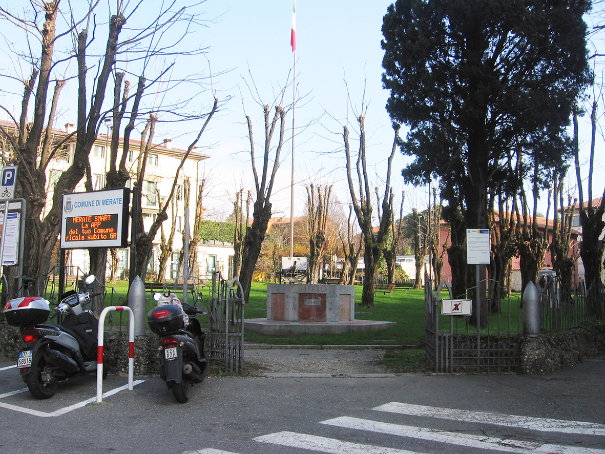 parco, commemorativo/ ai caduti della prima e seconda guerra mondiale, Parco della Rimembranza di Merate (XX)