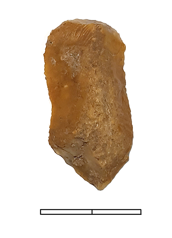 grattatoio, frontale lungo - Epigravettiano finale (fine Paleolitico superiore)