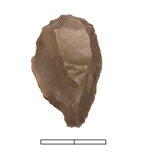 grattatoio, frontale corto a ritocco laterale - Epigravettiano finale (fine Paleolitico superiore)